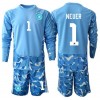 Tyskland Manuel Neuer #1 Keeper Bortedraktsett Barn VM 2026 Langermet (+ korte bukser)